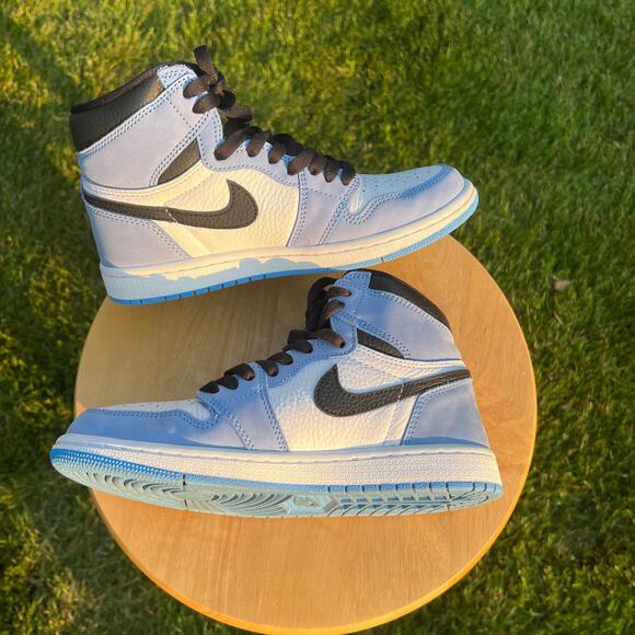 Nike Air Jordan 1 Retro High OG University Blue Men\'s Shoes - Size 5.5 Ships Now